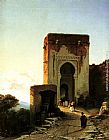 Francois Antoine Bossuet Porte de Justice, Alhammbra, Granada painting